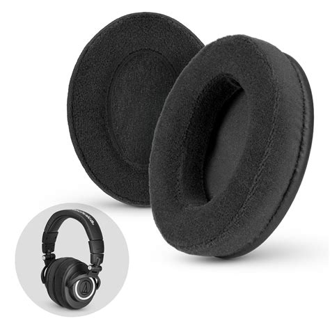 Brainwavz XL Large Replacement Memory Foam Earpads - Suitable for Many Other Large Over The Ear Headphones - Sennheiser, AKG, HifiMan, ATH, Philips, Fostex, Sony (Black Pleather) Visit the BRAINWAVZ Store 4. . Brainwavz earpads